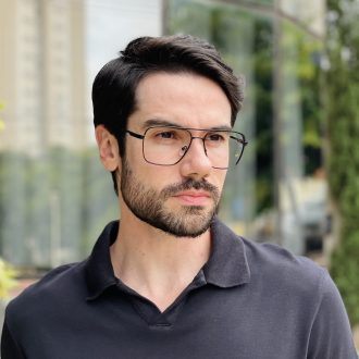 safine com br oculos 2 em 1 clip on masculino redondo preto fosco sergio 41