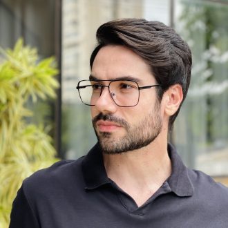 safine com br oculos 2 em 1 clip on masculino redondo preto fosco sergio 43