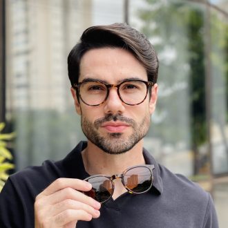 safine com br oculos 2 em 1 clip on masculino redondo preto mike 3