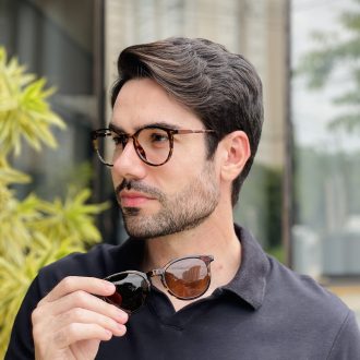 safine com br oculos 2 em 1 clip on masculino redondo preto mike 5