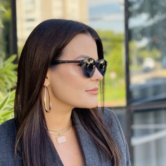 safine com br oculos 2 em 1 clip on redondo cinza transparente carol 2 0 12