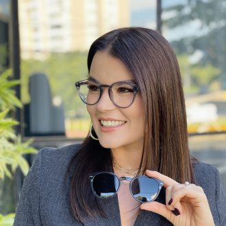 safine com br oculos 2 em 1 clip on redondo cinza transparente carol 2 0 14