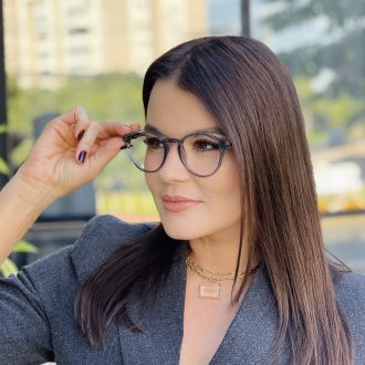 safine com br oculos 2 em 1 clip on redondo cinza transparente carol 2 0 17