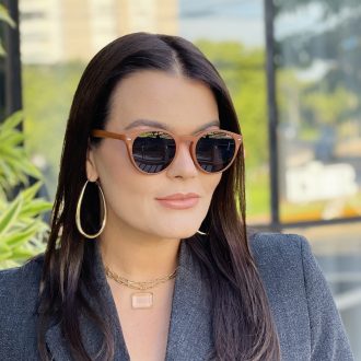 safine com br oculos 2 em 1 clip on redondo marrom fosco carol 1