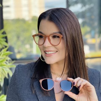 safine com br oculos 2 em 1 clip on redondo marrom fosco carol 3