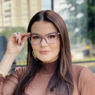 safine com br oculos de grau feminino gatinho cinza taisa 1