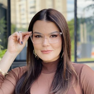 safine com br oculos de grau feminino gatinho dourado taisa 1