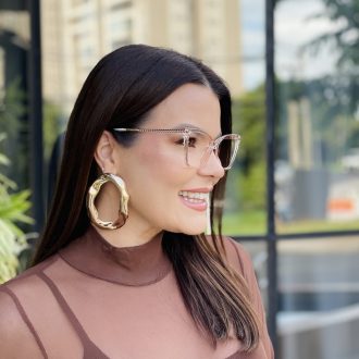 safine com br oculos de grau feminino gatinho dourado taisa 2