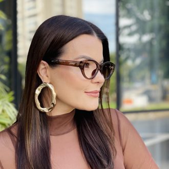 safine com br oculos de grau feminino gatinho marrom transparente sara 2 0 2