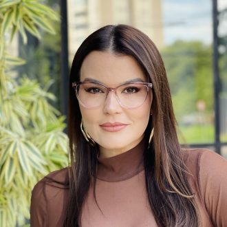 safine com br oculos de grau feminino gatinho rose transparente ester 1