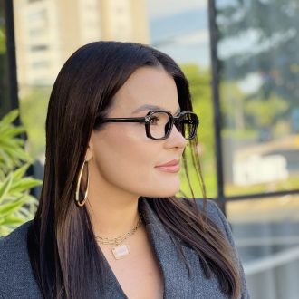 safine com br oculos de grau feminino retangular marrom thassia 2 0 2