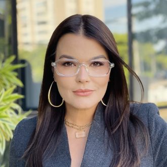 safine com br oculos de grau feminino retangular marrom thassia 2 0 5