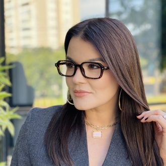 safine com br oculos de grau feminino retangular marrom thassia 2 0 8