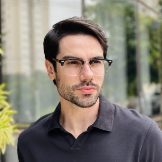 safine com br oculos de grau masculino quadrado preto club 1