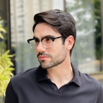 safine com br oculos de grau masculino quadrado preto club 3