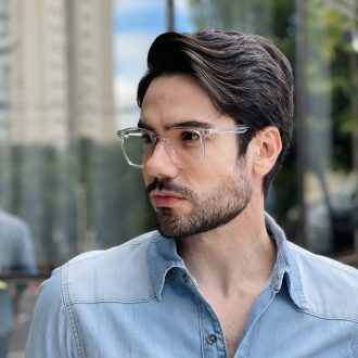 safine com br oculos de grau masculino quadrado transparente mathias 2 0 4