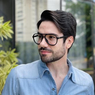 safine com br oculos de grau masculino redondo preto mario 2 0 19