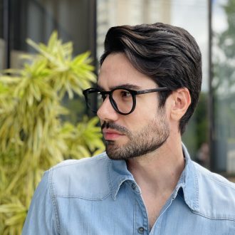 safine com br oculos de grau masculino redondo preto mario 2 0 3