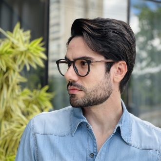 safine com br oculos de grau masculino redondo preto mario 2 0 7