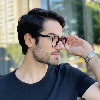 safine com br oculos de grau masculino redondo preto robert 2 0 2