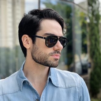 safine com br oculos de sol aviador masculino azul guilherme 1