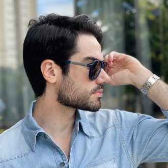 safine com br oculos de sol aviador masculino azul guilherme 14