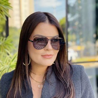 safine com br oculos de sol feminino aviador preto marisa 1
