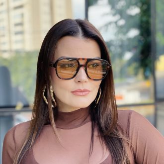 safine com br oculos de sol feminino aviador tartaruga cleo 1