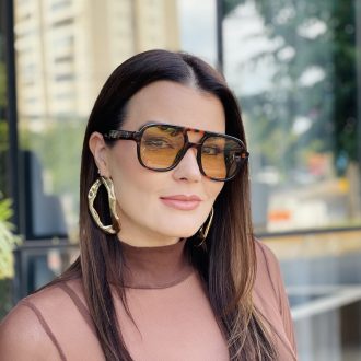 safine com br oculos de sol feminino aviador tartaruga cleo 3