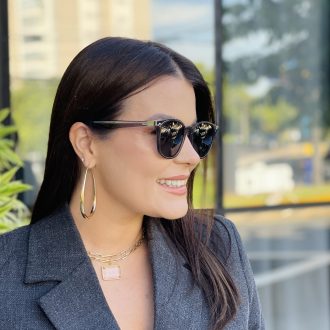 safine com br oculos de sol feminino quadrado marrom eva 10