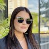 safine com br oculos de sol feminino quadrado preto eva 11