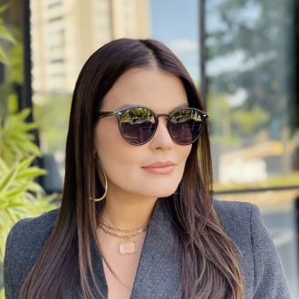 safine com br oculos de sol feminino redondo marrom tami 1