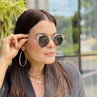 safine com br oculos de sol feminino redondo preto tami 5