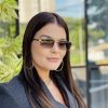 safine com br oculos de sol feminino retangular marrom naomi 3