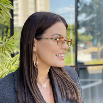 safine com br oculos de sol feminino retangular rose naomi 2