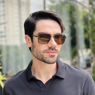 safine com br oculos de sol masculino aviador grafite david 4