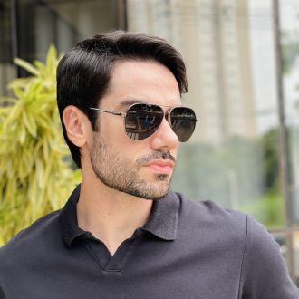 safine com br oculos de sol masculino aviador grafite valentim 5