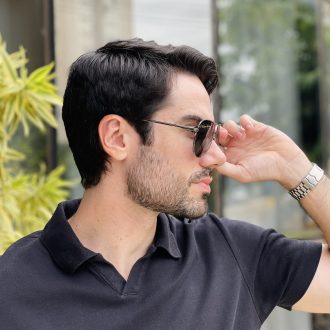 safine com br oculos de sol masculino aviador grafite valentim 6