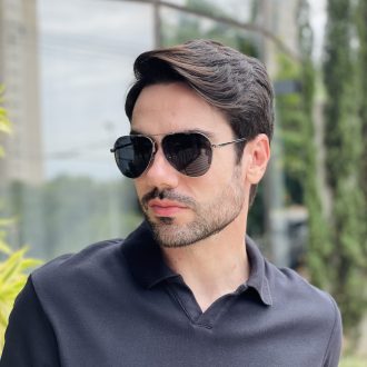 safine com br oculos de sol masculino aviador grafite valentim 7