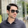 safine com br oculos de sol masculino aviador preto valentim