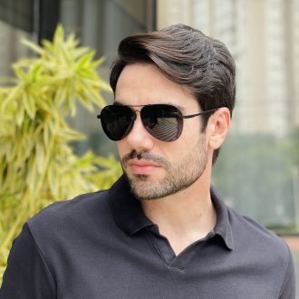 safine com br oculos de sol masculino aviador preto valentim 2