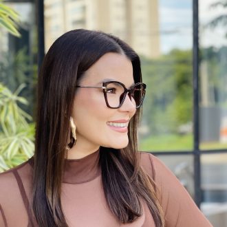 safine com br oculos feminino 2 em 1 clip on gatinho marrom dalila 3 0 9