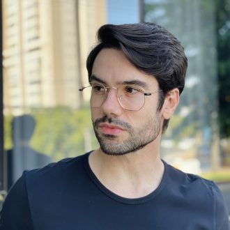 safine com br oculos 2 em 1 clip on masculino hexagonal dourado 2 0 8