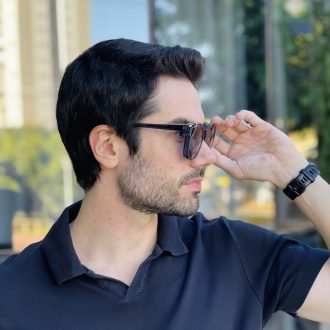 safine com br oculos 2 em 1 clip on masculino quadrado azul estevao 1