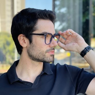 safine com br oculos 2 em 1 clip on masculino quadrado azul estevao 8