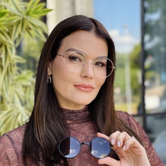 safine com br oculos 2 em 1 clip on redondo marrom nicole 3 0 7