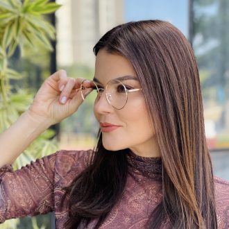 safine com br oculos 2 em 1 clip on redondo marrom nicole 3 0 8