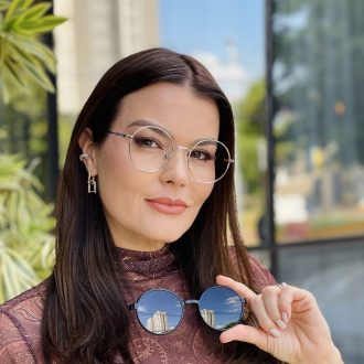 safine com br oculos 2 em 1 clip on redondo prata nicole 7