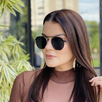 safine com br oculos 2 em 1 hexagonal dourado e preto 2 0