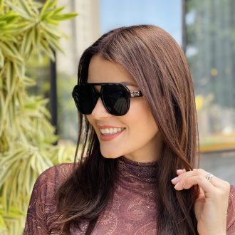 safine com br oculos de grau feminino aviador rajado cleo 2 0 24